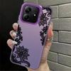 Back Phone Cover Case for Xiaomi Redmi Note 14 11s 11 12 Pro Note 13 Pro Plus 12s Black Lace Patter