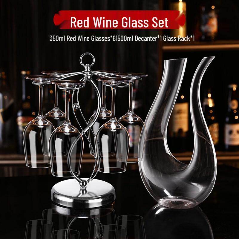 ZISIZ Luxury Crystal Red Wine Glass