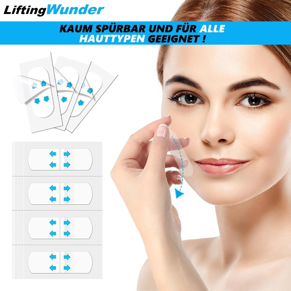LIFTINGWUNDER Face Lifting Tapes Unsichtbare Face-Lifting Gesichtsaufkleber 60St