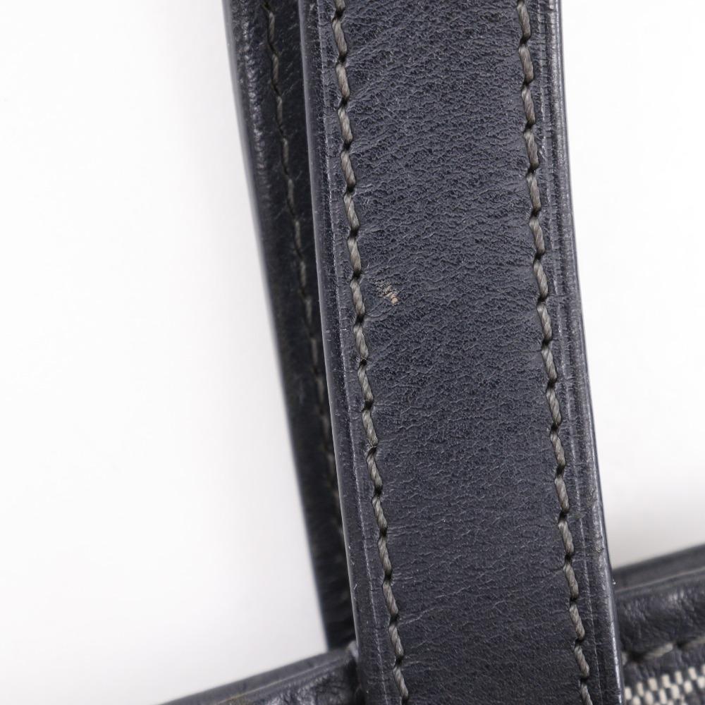 Loewe Anagram Handbag Tote Bag Gray / Black PVC/leather Unisex Used