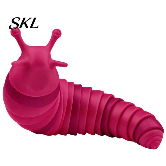 Colorful Macaron Decor Sensory Slug Fidget Toys, Mini Toys for Adults & Kids Party Favors, Desktop Stress Relief Cute Autistic Children, Age