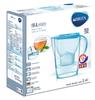 Brita 1.4L Marella Cool Orchid Blue Water Filter Jar with One Cartridge (Japan Specification, Official Japanese Product)