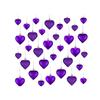 12Pcs Christmas Balls Pendant Plastic Heart-shaped Ornament Christmas Tree Ornaments DIY Home Decor Supplies New Year Party Gift