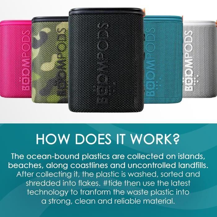 Boompods beachboom přenosný mono reproduktor černý 5 W