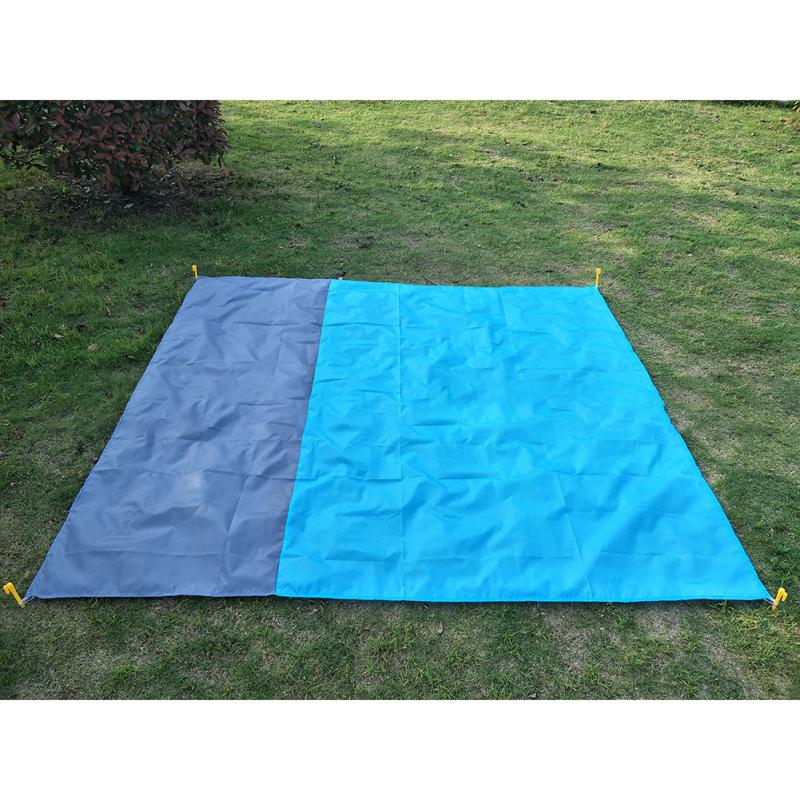 Beach Blanket Waterproof Outdoor Camping Pocket Folding Portable Lightweight Picnic Mat 210x200cm