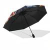 1pc Outdoor Umbrella with Anime Characters - Automatic Opening/Closing, Portable 3-Fold Design, 8-Rib Iron Frame - Perfect Gift for Fans, Travele