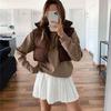 Moda invernale caldo gilet con cerniera Parka donna moda strada colletto alla coreana gilet senza maniche con cerniera cappotto parka in cotone da donna