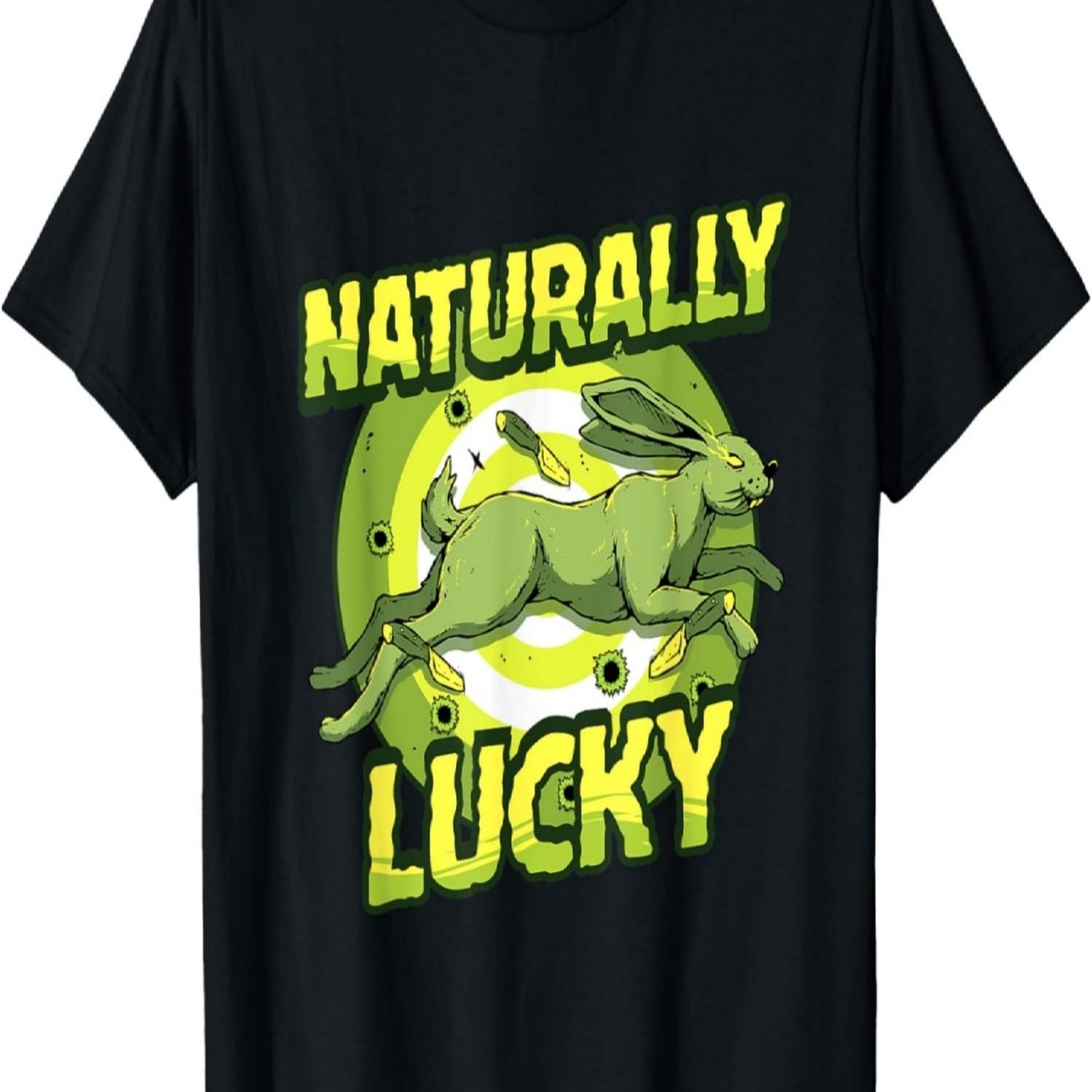 

Naturally Lucky Rabbit - Escape Artist Design T-Shirt S чёрный