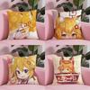 Helpful Fox Senko San Cartoon Pillow Case Safe Custom Photo Pillow, Anti-fade Brushed Fleece Cushion, Maternal & Infant Safe.