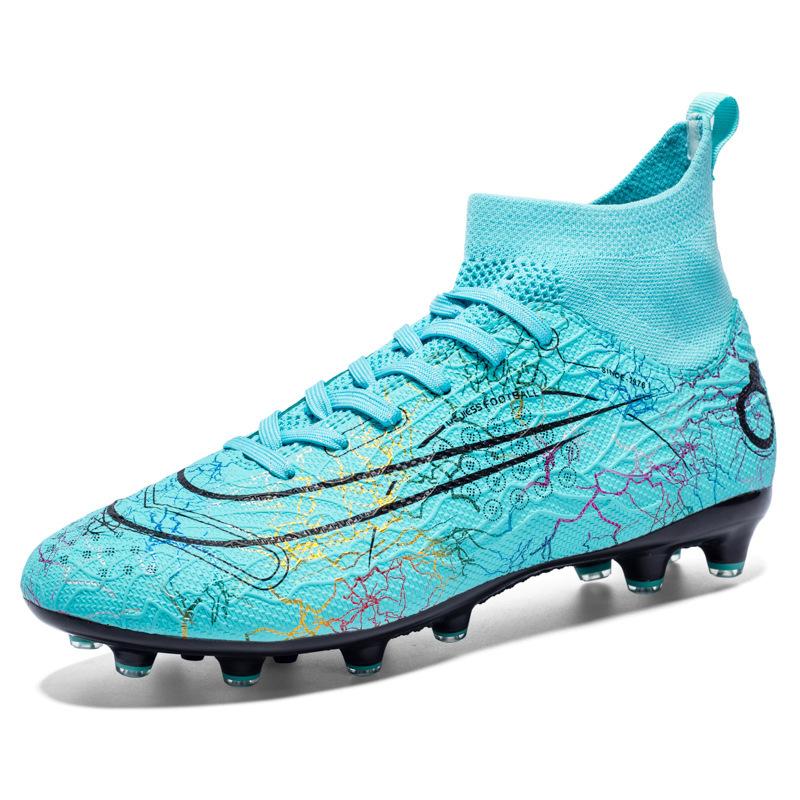 Foot nails grass shoes World Cup spot Messi training shoes men's high-top spikes children's broken adult men and women