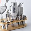 Cocktail-Shaker-Set aus Edelstahl