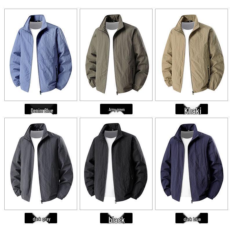 Jeanswest Men's Windproof Stand Collar Jacket