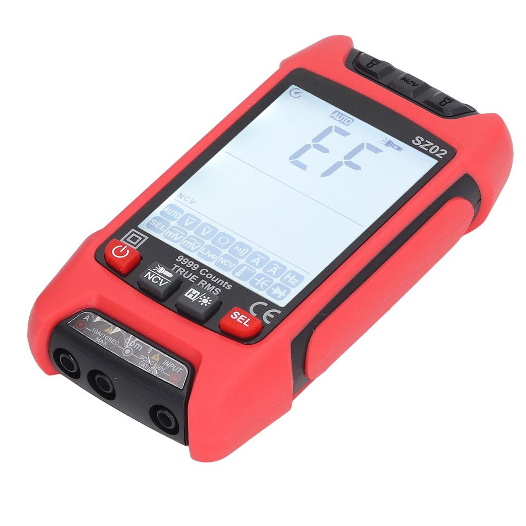 Digital Multimeter Intelligent Anti Burning Automatic LCD Backlit Display NCV Volt Amp Meter with Diode Capacitor