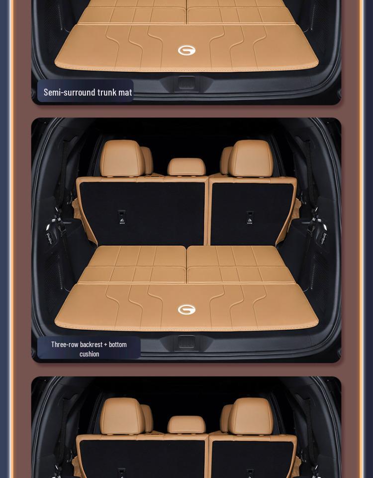 2024 Trumpchi ES9 Genuine Leather Trunk Mat - Complete Interior Modification Accessory