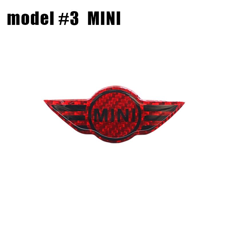 1Pcs Car Styling Steering Wheel Emblem Badge Stickers For MINI Cooper One S JCW Countryman R50 R52 R53 R55 R56 F54 F55 F56 F60