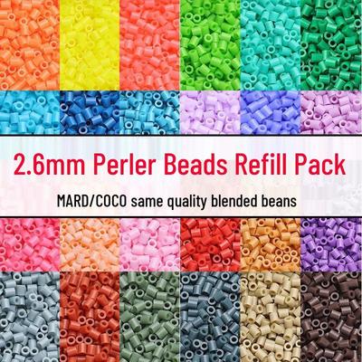 Educational DIY Bead Craft Kit - High Quality, Full Color Fusion Beads Compatible with Handcraft Materials