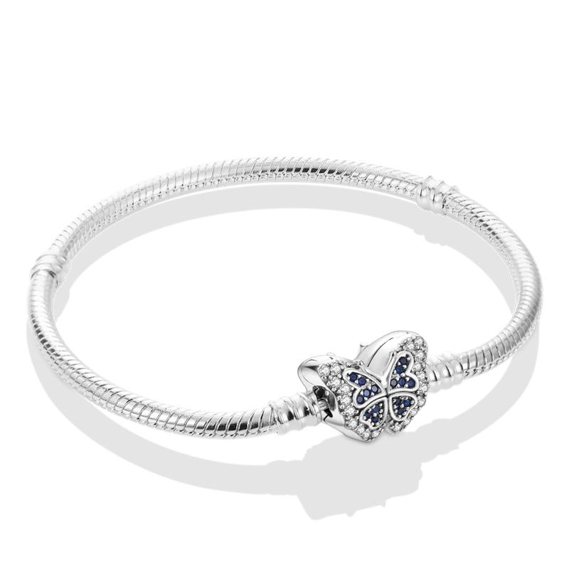 

Лидер продаж, 100% настоящее серебро 925 пробы, браслет, оригинальный дизайн, бусины, подвески, браслет, сделай сам, изготовление ювелирных изделий, подарок для женщин 17cm