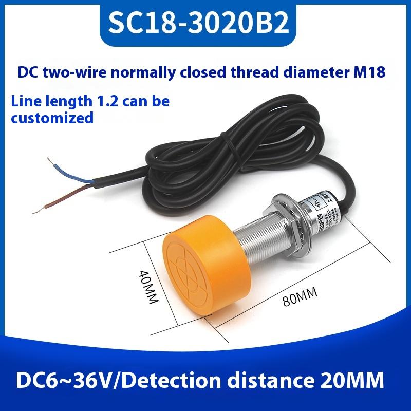Inductive proximity switch sensor SC-3020A/3020B/3020C/3020D three-wire npn normally open NC
