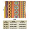 African Tribal Geometric Art Blankets  Travel Flannel Throw Blanket For Couch Chair Soft Custom Quality Bedspread Birthday Gift