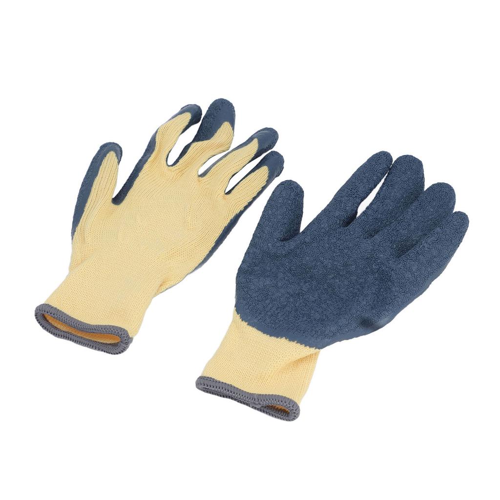 1 Pair Electrician Gloves 400V High Voltage Resistant Flame Retardant Rubber Non Slip Work Gloves for Maintenance