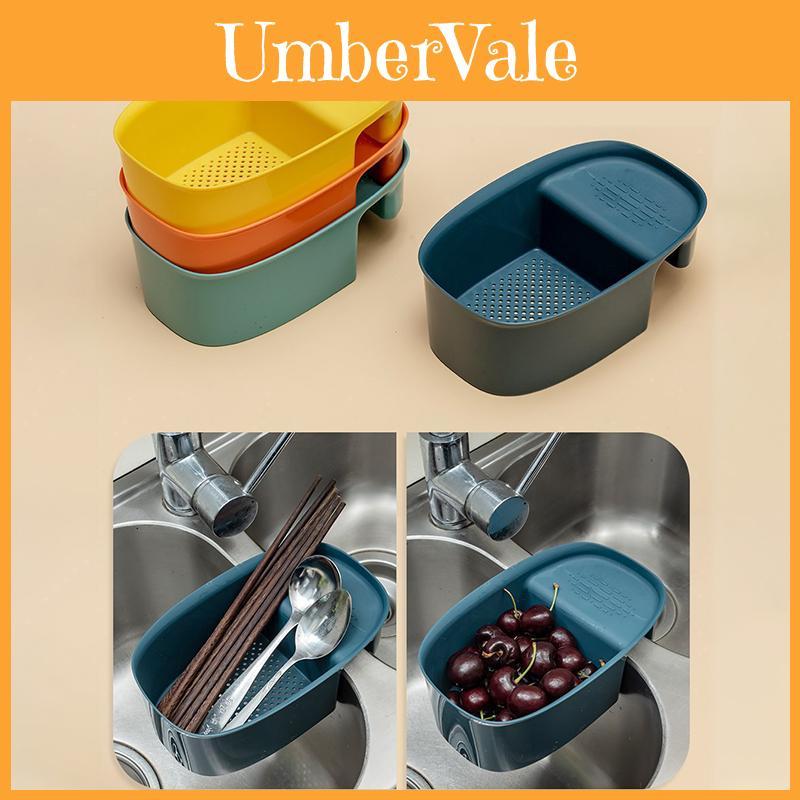 Draining Sink Strainer Basket Kitchen Garbage Filter Hanging Rack Storage