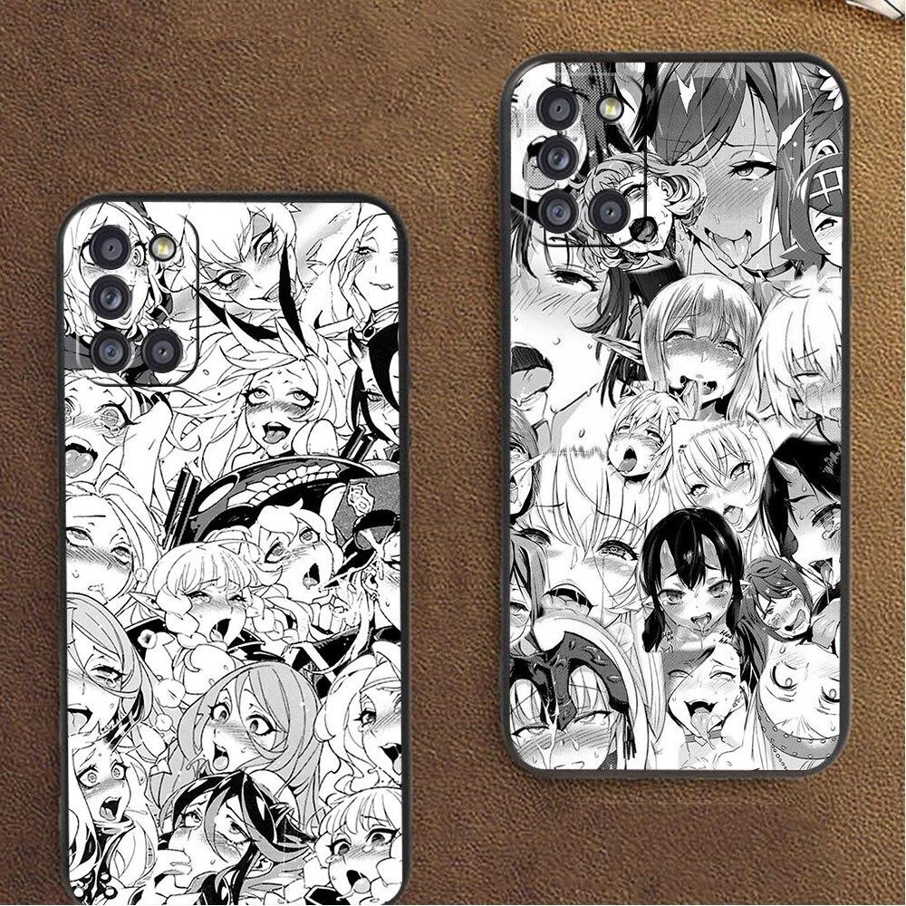 Móda anime dívky pro Samsung Galaxy A32 4G A12 A51 A72 A02s A21s A71 A52 A41 A31 A13 A52s 5G A53 A23 A33 A73 Pouzdro na telefon