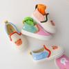 Children Canvas Shoes Girls Cute Cartoon Animal Print Canvas Shoes Boys Antislip Soft Sole Sneakers Size