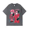 275 GSM Washed T-shirts 100% Cotton Darling in the Franxx V1 Print Unisex Heavy Cotton T Shirt