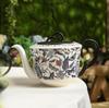Creative Retro Flower Vine Ceramic Coffee Cup Saucer High-End Light Luxury Afternoon Tea Cup Saucer Household Ceramic Coffee Set