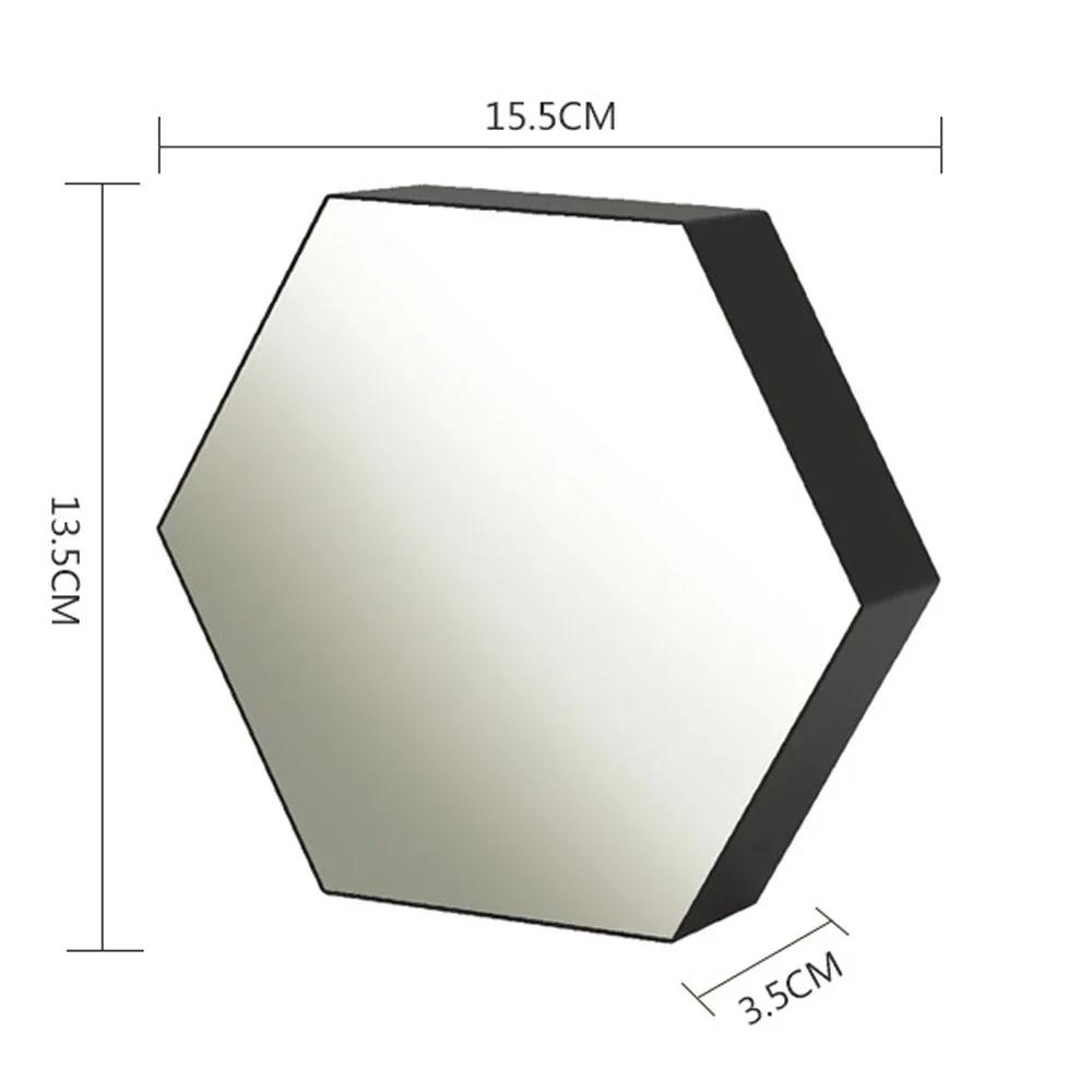 3D Hexagonal Mirror Lamp Computer Desktop Ambient Light RGB Remote Control Music Smart APP Control Night Lights Party Creat Gift