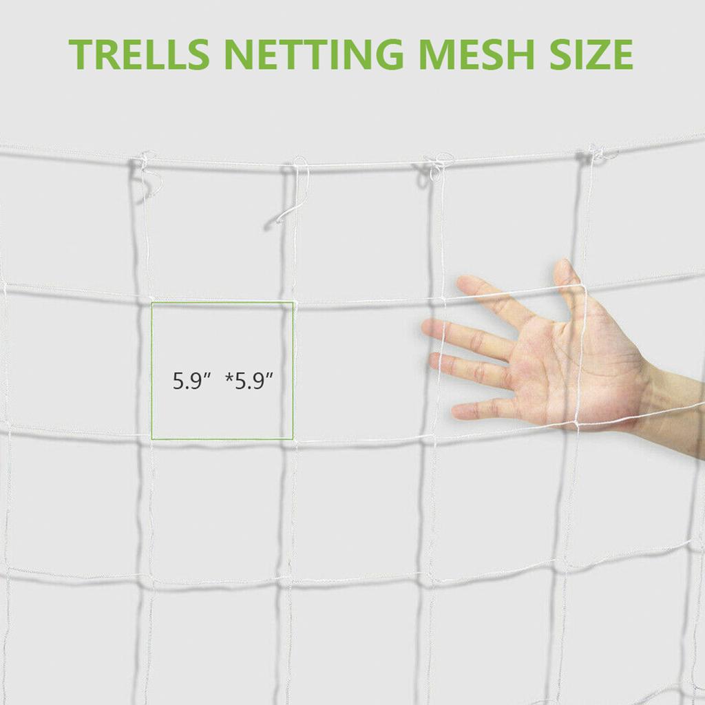 Trellis Netting 5x30ft Planting Climbing Net Multi Use Plant Support Vine Climbing Hydroponics Garden Net for Garden