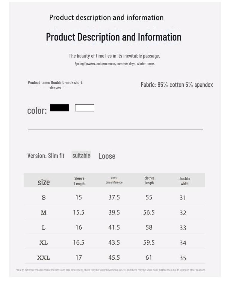 Women's 2025 High-Quality Cotton U-Neck Backless Slim-Fit Short Sleeve T-Shirt