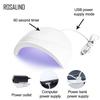 ROSALIND Max 36W lampa LED suszarka do paznokci 18 diod LED UV lampa lodowa do suszenia żel polski zegar automatyczny czujnik narzędzia do manicure