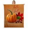 Boys Thanksgiving Gnome Throw Blanket Fall Maple Leaf Flannel Blanket,Pumpkin Farm Harvest Fleece Blanket Rustic Farmhouse Decor