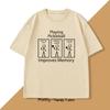 Giocare a Pickleball Migliora la Memoria Maglietta Divertente per Amanti del Pickleball Grafica Cotone Manica Corta Stampata T-shirt Unisex