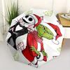 Jack Skellington,The Grinch Automatic Umbrella - Tri-fold Portable Umbrella, Best Holiday Gift for Men and Women, Durable Iron Frame, Playfu