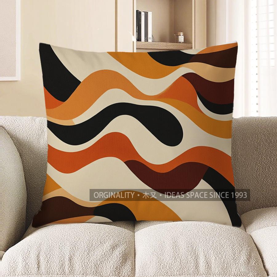 Home Decor Modern Geometric Pattern Decorative Pillow Cover Pattern Cushion Cover Suitable For Sofa Bedroom Car Pillow Cover
