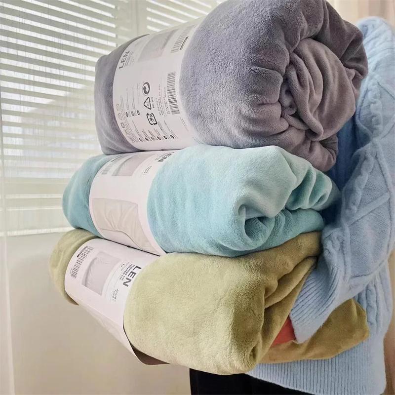Autumn and Winter A-Class Milk Velvet Bed Sheet Solid Warm Cozy Mattress Protective Cover Bed Linen Protector Fitted Sheet Winter Keep Warm