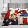 M-Madonna 80S Singer America Flannel Throw Blanket For Bedding Car Lightweight Bedspread