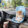 Secure Buckle Hamster Car Safety Seat Detachable Plastic Hamster Vent Mount Comfortable Small Animal Safety Carrier Small Pets