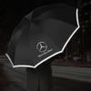 MRS2   2025 Hot Car Sticker Automatic Reflective Stripe Reverse Led Light 10 Ribs Windproof Umbrellas for Mercedes Benz B/C/E/S Class A