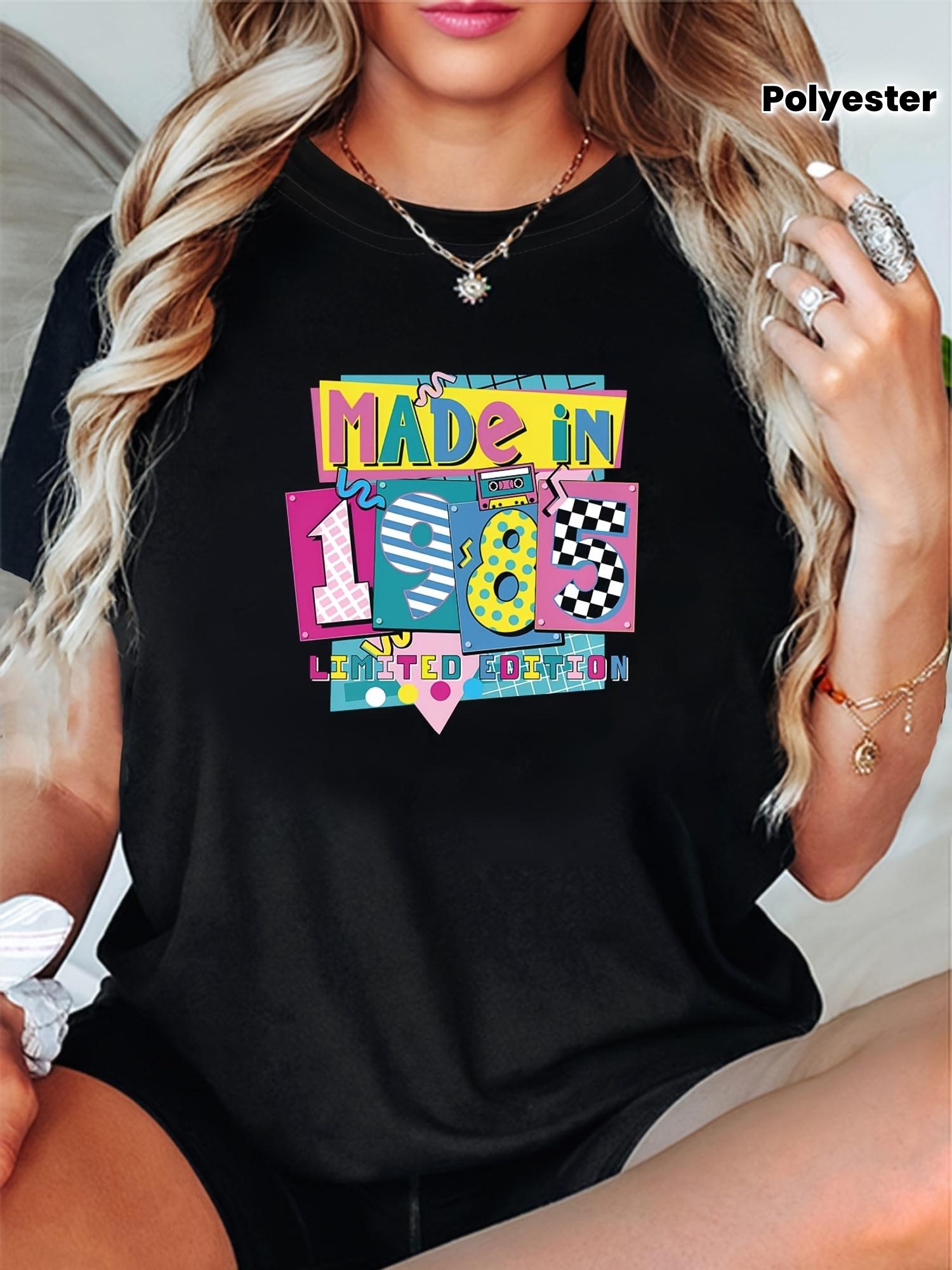 Made in 1985 Limited Edition Retro Cassette T-shirt S
