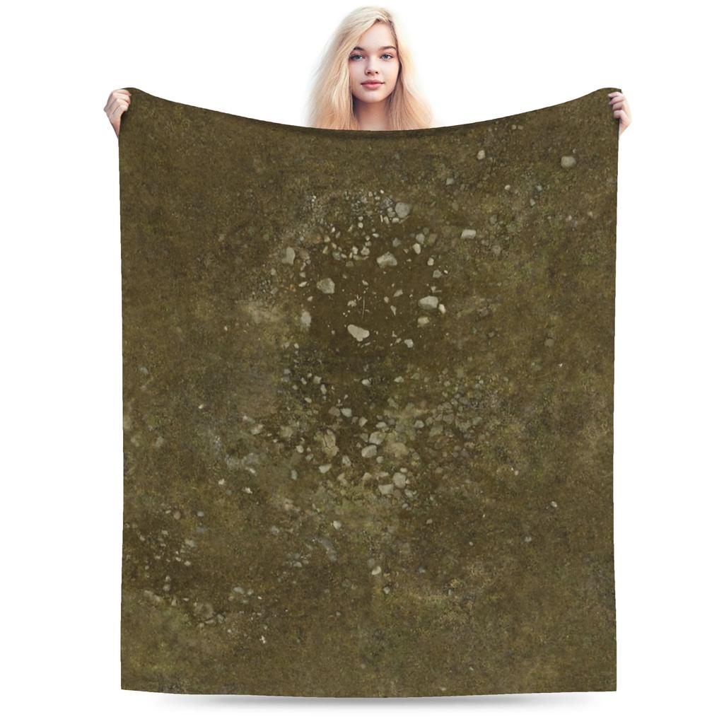 Comfortable Grass Battlemat Blankets Warm Soft Comfortable Plush Throw Blanket For Kids Home Decor Flannel Bedspread Bed Cover