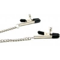 Pinces à Seins - Noname - Acier - Puissance réglable - Chaîne métal - Couleur gris