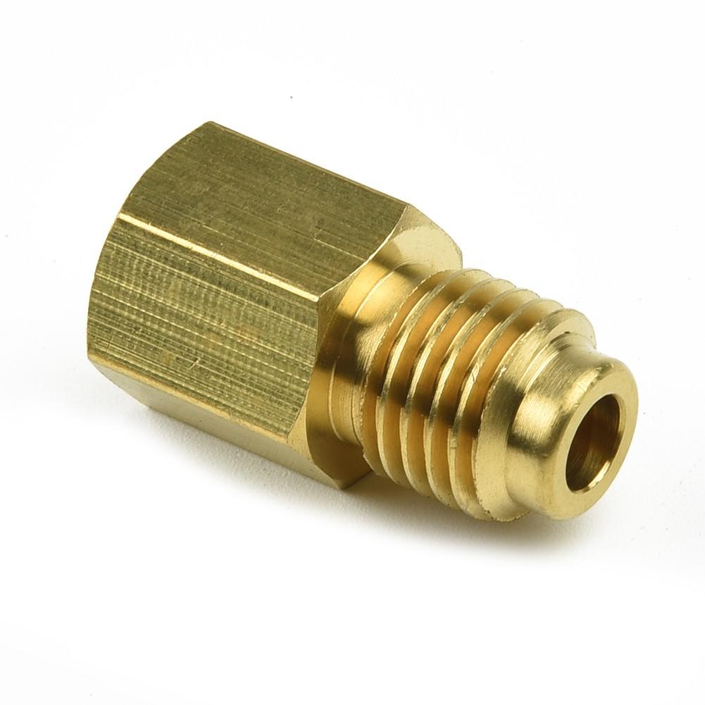 Quick Coupling Adapter Connector 1/2" ACME Male 1/4" SAE R134A R12 High Quality