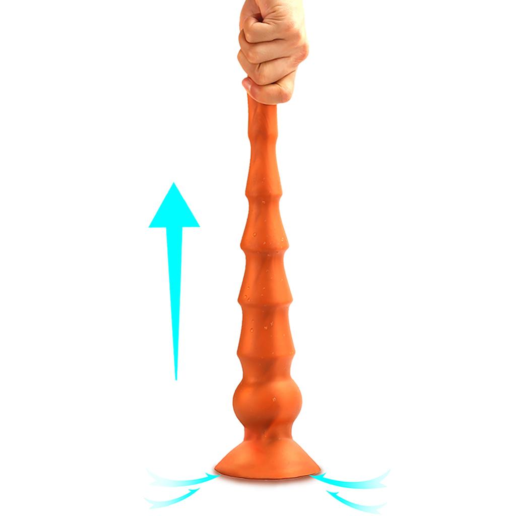 Tekutý silikon oversized pagoda anální kolík Dildos Soft penis anální dilatátor stimuluje řitní otvor a vagínu Sexuální hračky Big Dick anální kolík