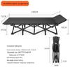 Portable Folding Single Bed for Office, Camping, or Outdoor Use