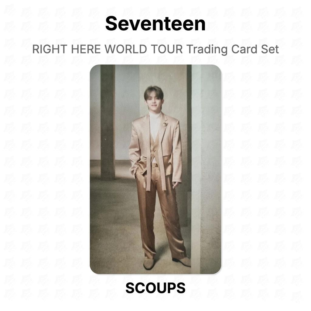 Seventeen RIGHT HERE WORLD TOUR Trading Card Set Official Photocard