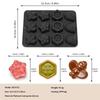 Food Grade Silicone Baking Mold Non Stick Surface Cute Shapes Perfect For Home Baking Mousse Cake Jelly