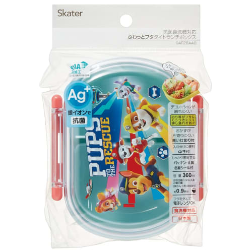 Skater Bento Box 360ml Paw Patrol 23 Antibacterial for Children Made in Japan QAF2BAAG-A